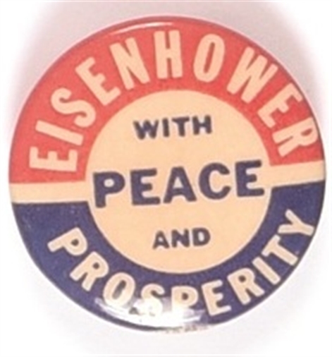 Eisenhower With Peace and Prosperity