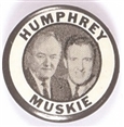 Humphrey, Muskie Black and White Jugate