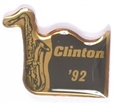 Clinton Saxophone Pin