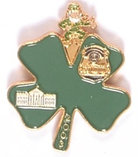 St. Patricks Day Secret Service Pin
