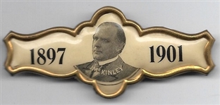 McKinley 1897-1901 Celluloid Pin