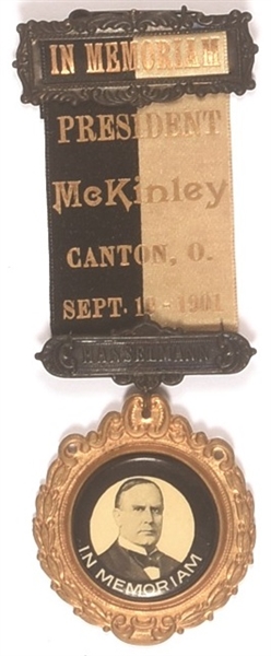 McKinley Canton Memorial Badge