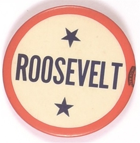Roosevelt Two Stars Celluloid