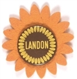 Landon Sunflower Pin With Felt Flower