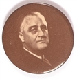 Franklin Roosevelt Sepia Celluloid
