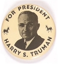 Truman for President Donkeys Pin