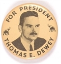 Dewey for President Elephants Pin