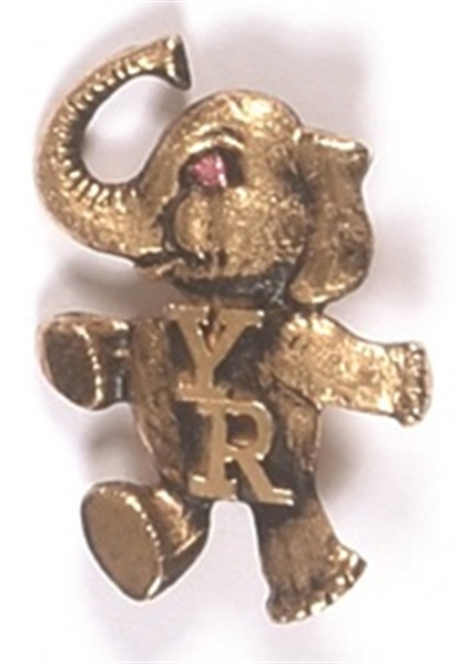 Eisenhower Young Republicans Elephant Pin