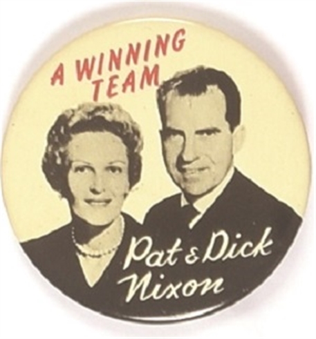 Dick and Pat Nixon a Winning Team