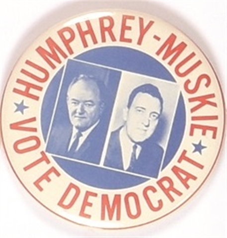 Humphrey, Muskie Vote Democrat Jugate