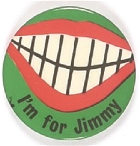 Im for Jimmy Grin Pin