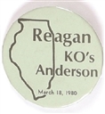 Reagan KOs Anderson Illinois Celluloid