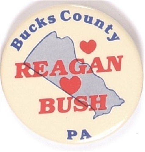 Reagan, Bush Bucks County Celluloid