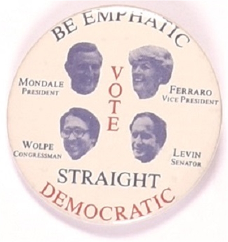 Mondale Michigan Coattail