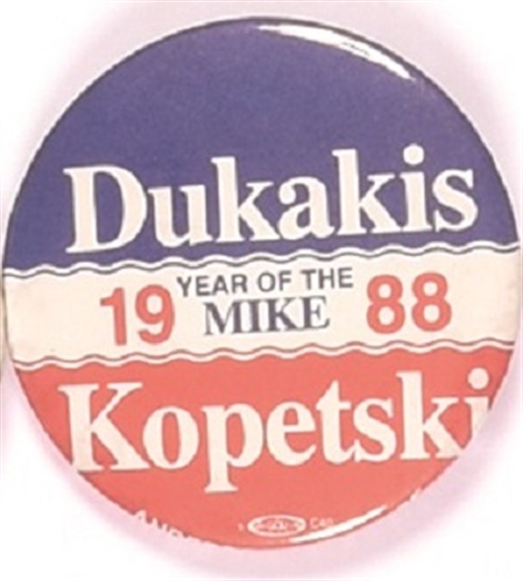 Dukakis, Kopetski Oregon Coattail