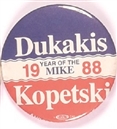 Dukakis, Kopetski Oregon Coattail