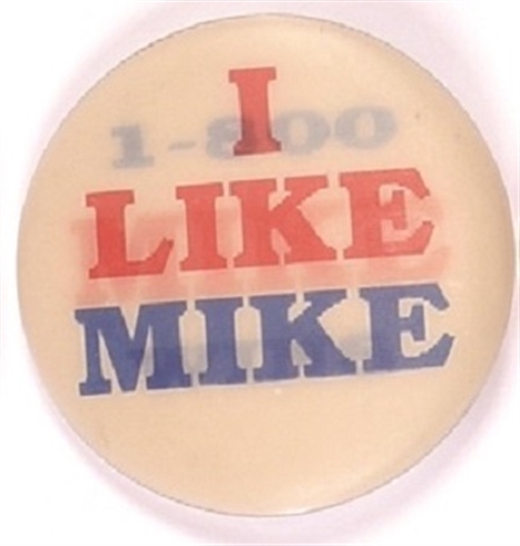 Dukakis I Like Mike Flasher