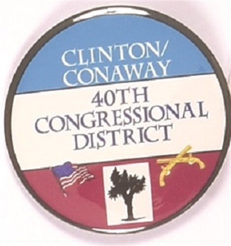 Clinton, Conaway California Coattail
