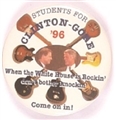 Students for Clinton Guitars Pin