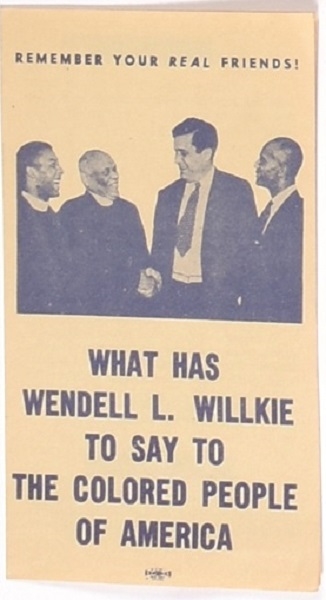 Willkie Civil Rights Pamphlet