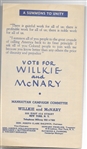 Willkie Civil Rights Pamphlet