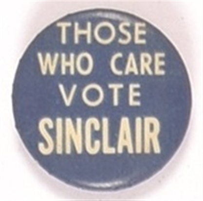Those Who Care Vote Sinclair
