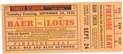 Baer vs. Louis Heavyweight Ticket