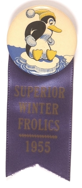 Superior, Wisconsin, Winter Frolics Penguin Pin