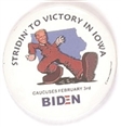 Biden Iowa Caucus Pin
