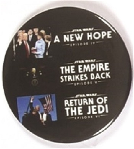 Donald Trump Stars War Pin