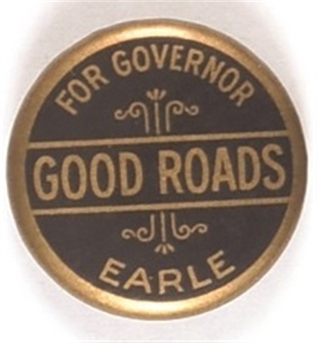Earle for Good Roads, Pennsylvania