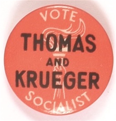 Vote Thomas and Krueger, Socialist