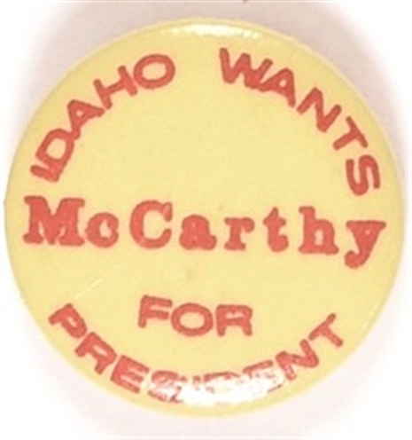 Idaho Wants McCarthy
