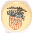 Townsend Party Eagle and Shield Celluloid