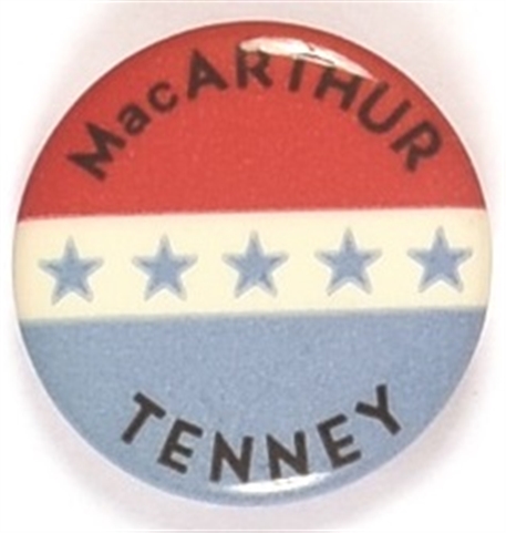 MacArthur and Tenney 1952 Celluloid