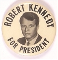 Kennedy for President Black and White Celluloid