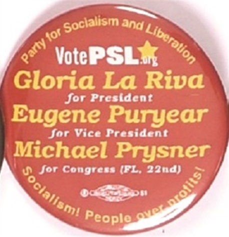 LaRiva, Puryear, Prysner PSL Coattail Pin