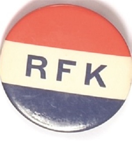 RFK Red, White and Blue Celluloid