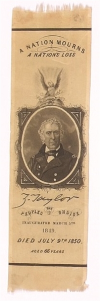 A Nation Mourns for Zachary Taylor