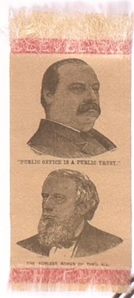 Cleveland and Thurman Jugate Ribbon