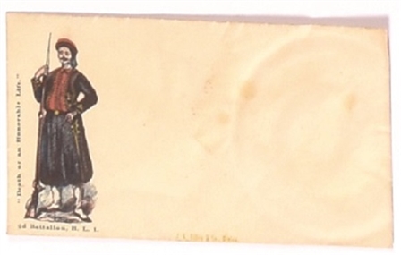 Elmer Ellsworth Civil War Cover