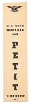 Willkie and Petit Indiana Coattail