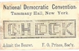 Seymour Tammany Hall Ticket