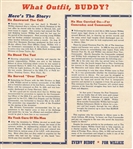 Willkie Buddy World War I Veteran Pamphlet