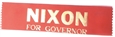 Nixon for Governor Ribbon
