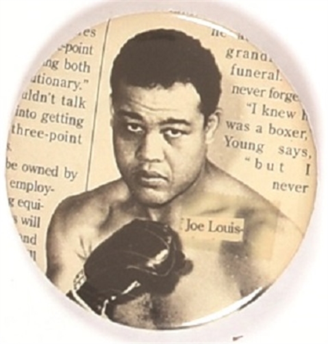 Joe Louis Memorial Pin