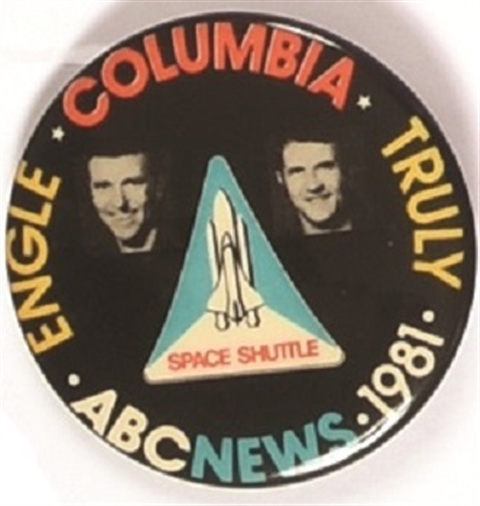 Columbia ABC News 1981 Pin