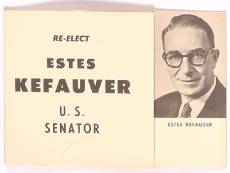 Kefauver Fold-Out Election Card