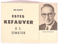 Kefauver Fold-Out Election Card