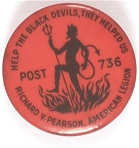 Black Devils WW II Commandos Pin